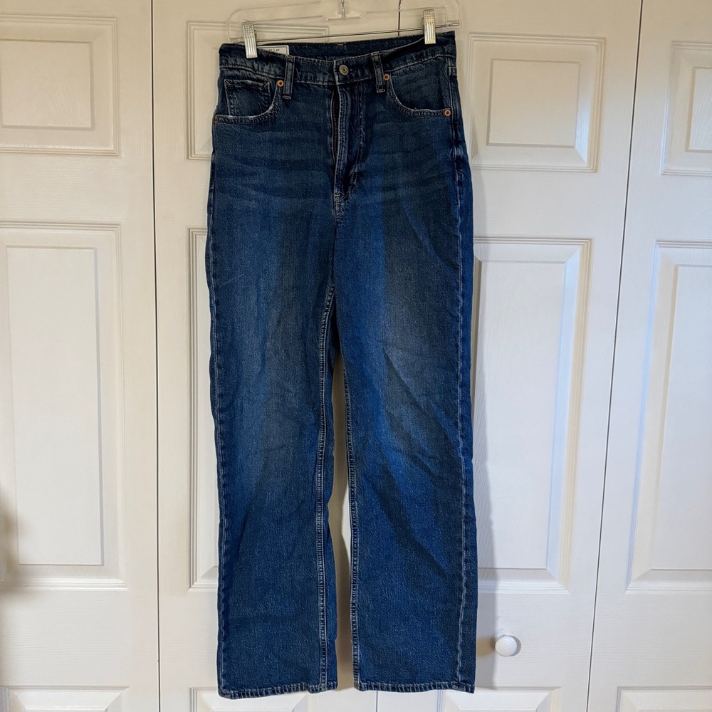 GAP Blue Straight Leg Jeans
